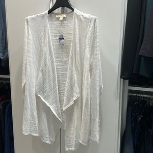 Michael Kors see through duster open front